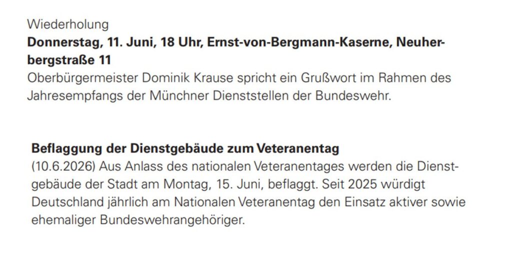 Beitrag su der Rathaus Umschau: